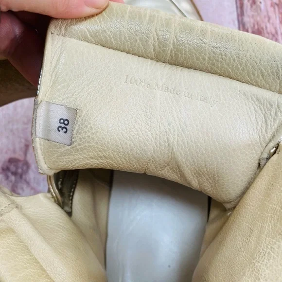 Maison Martin Margiela Gold‎ Sneakers size 38 - Picture 8 of 9